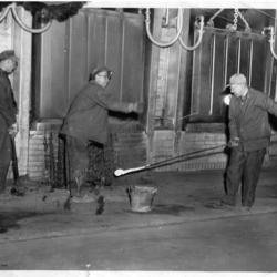 Dewey Rose at the Number 2 open  hearth New Boston Steel Mill dated 02231957 Large.jpg.jpg