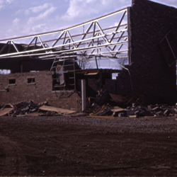 Reinhardt&#039;s Transfer building destroyed by tornado on Ohio River Road