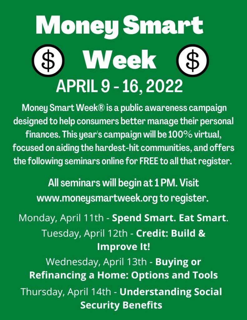 Money Smart Week Scioto County Public Library