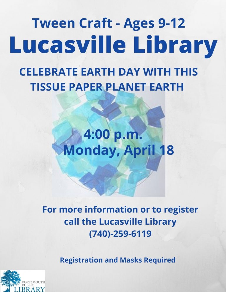 Tissue Paper Planet Earth – Scioto County Public Library