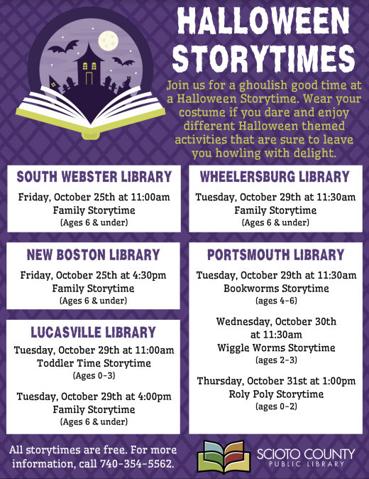 Halloween Storytimes